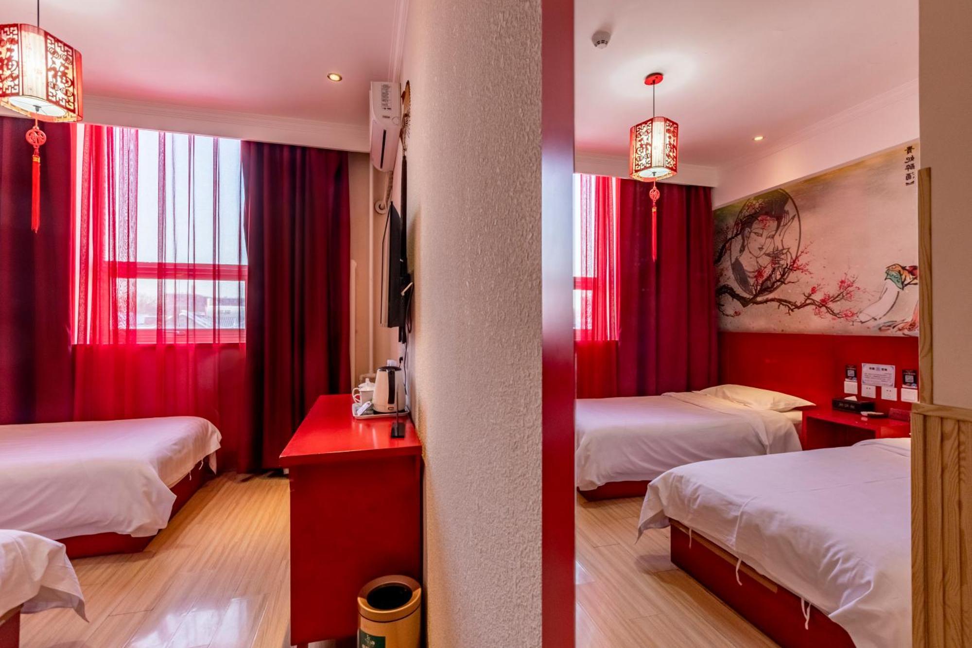 Happy Dragon City Center Alley Hotel -In The City Center With Big Window&Heater, Ticket Service&Free Coffee&Food Recommendation,Near Tian Anmen Forbiddencity,Easy To Get Traditional Walking Area&Shichahai Beijing Eksteriør billede